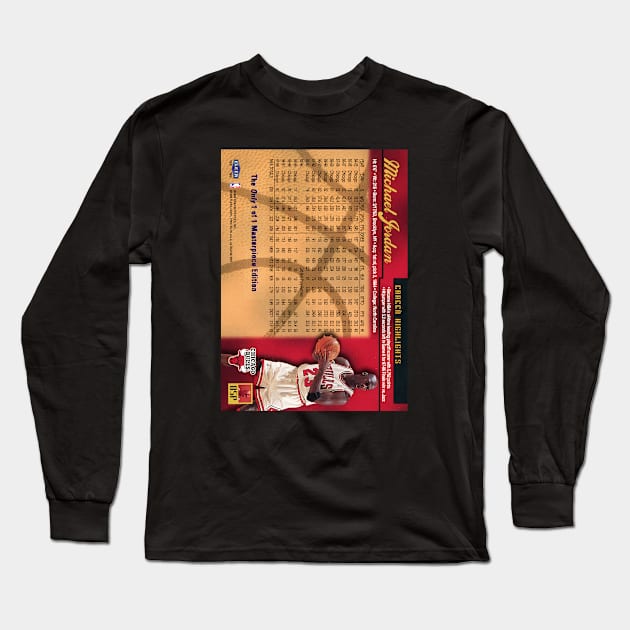 BASKETBALLART -JORDAN CARD 7 Long Sleeve T-Shirt by JORDAN-ART23